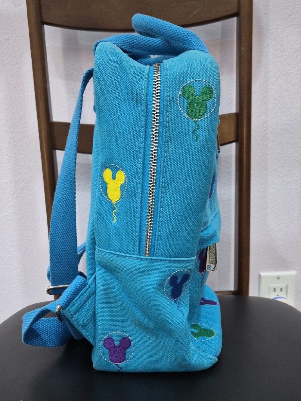 Disney Parks Loungefly Backpack with Multicolor Mickey Balloon Motif - Picture 9 of 14